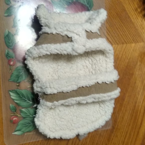 Fit Faux Suede Dog Jacket (Size Small) - Picture 2 of 9